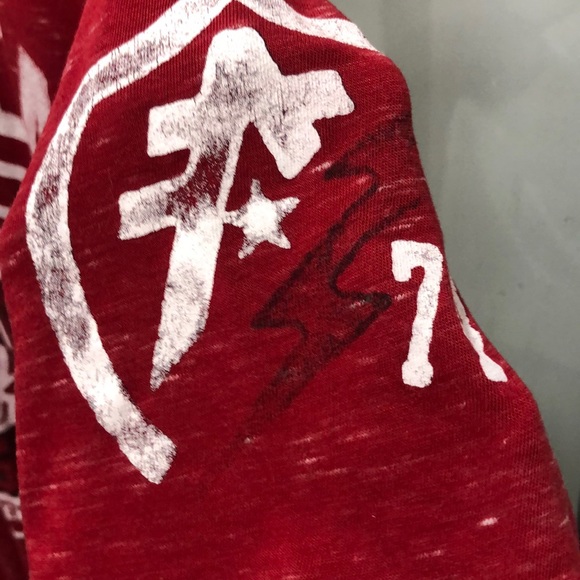 American Fighter Red “Premium Athletics” Tee Shirt - Picture 3 of 6